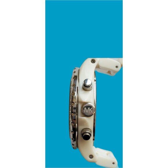 Michael Kors MK5300 Wrist Watch for Women white band - Picture 8 of 9